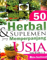 50 herbal & suplemen yang memperpanjang usia